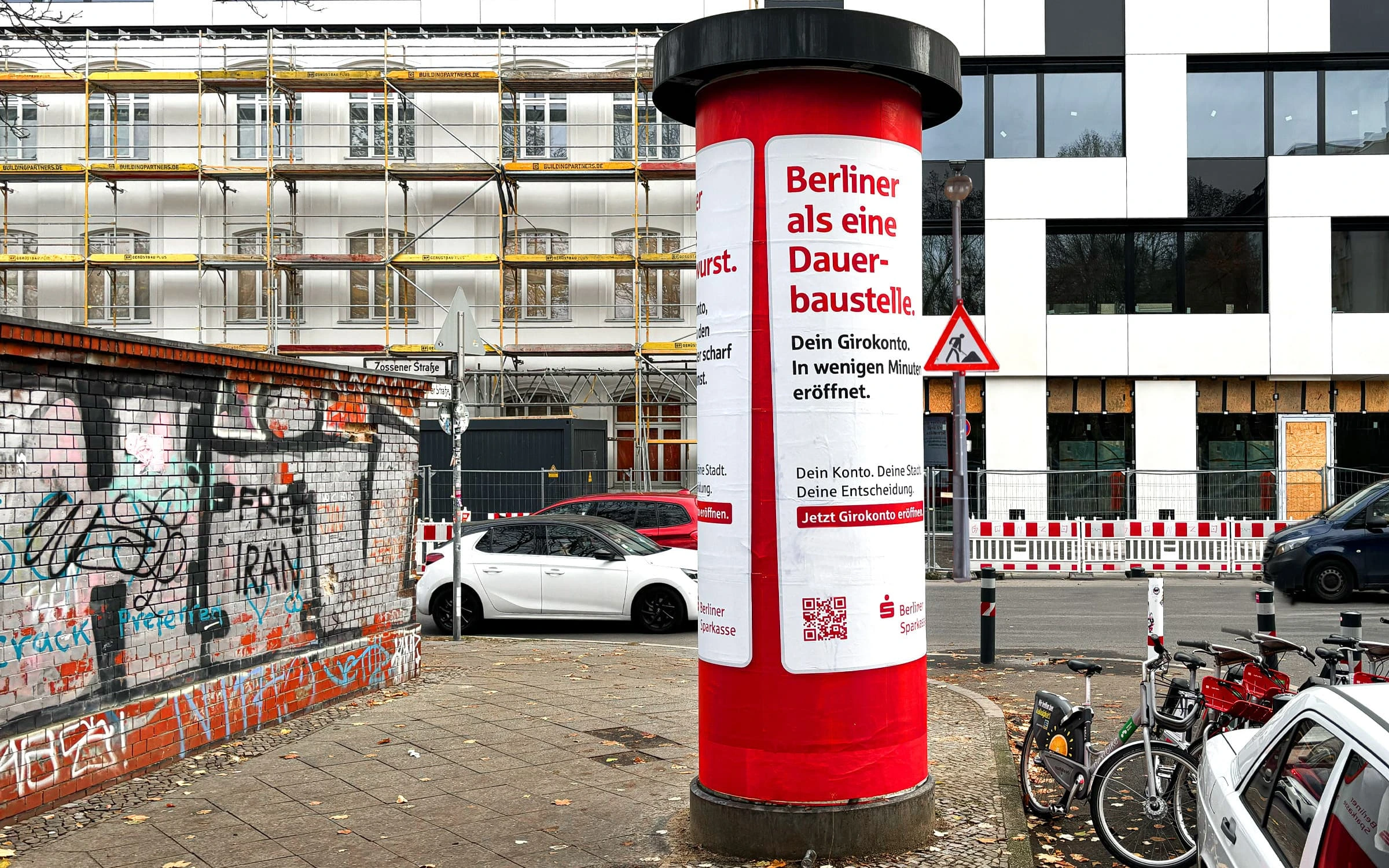 Sparkasse Berlin Plakat Kampagne Berlin